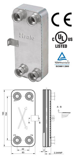 釬焊板式換熱器/換熱器/板式換熱器/蒸發(fā)器/空氣干燥機/冷凝器--寧波哈雷換熱設(shè)備_co土木在線(原網(wǎng)易土木在線)